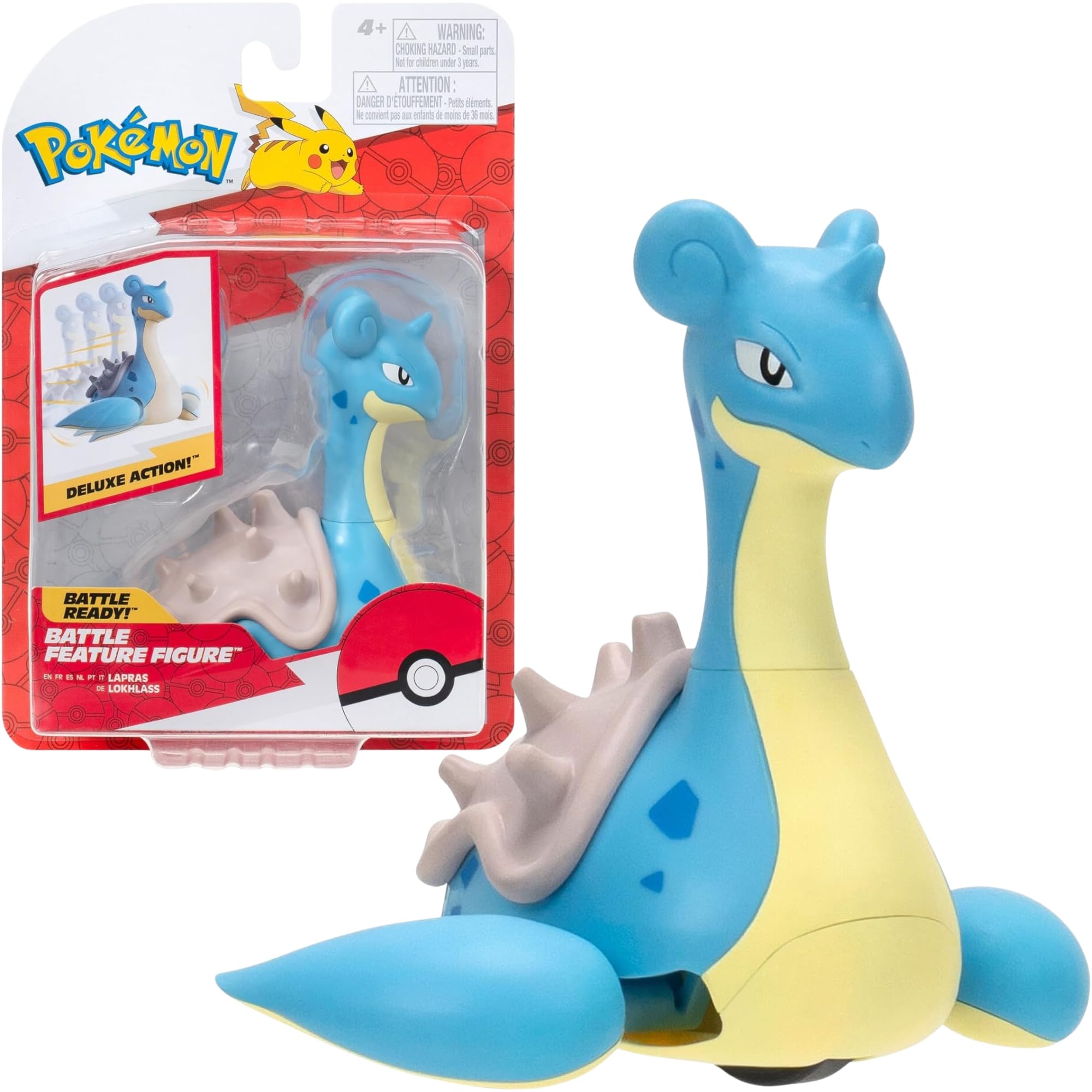 Amazon.co.jp: ポケモンラプラスバトルフィーチャーフィギュア - 4.5