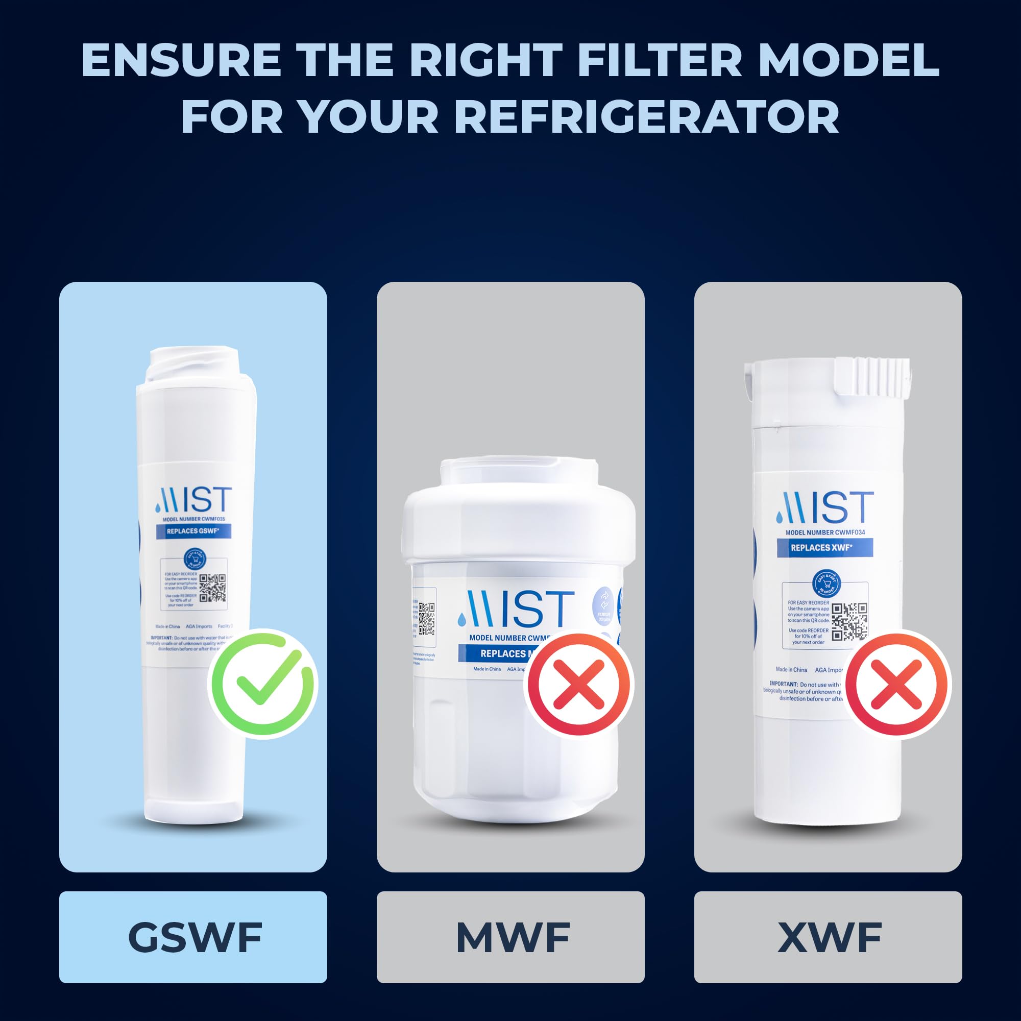 Amazon.com: Mist GSWF Water Filter Replacement for GE