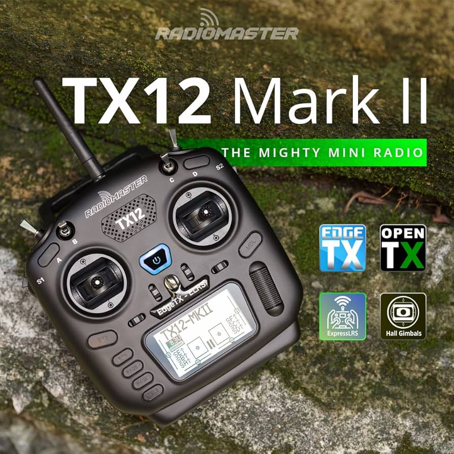 Amazon.com: New RadioMaster TX12 MKII ELRS EdgeTX Multi-Module TX