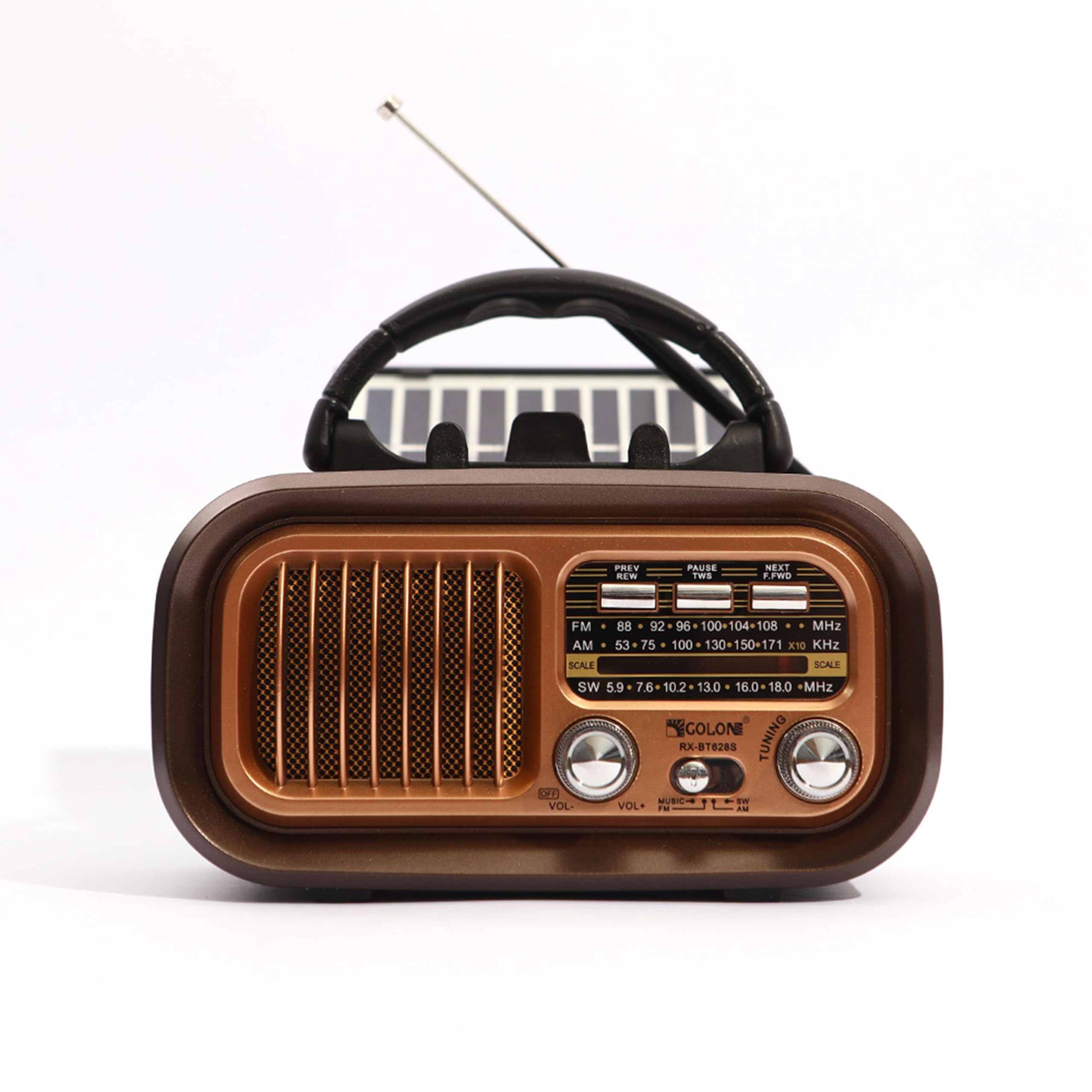 Amazon.co.jp: レトロラジオ FM/AM bluetooth ワイドFM対応 高感度