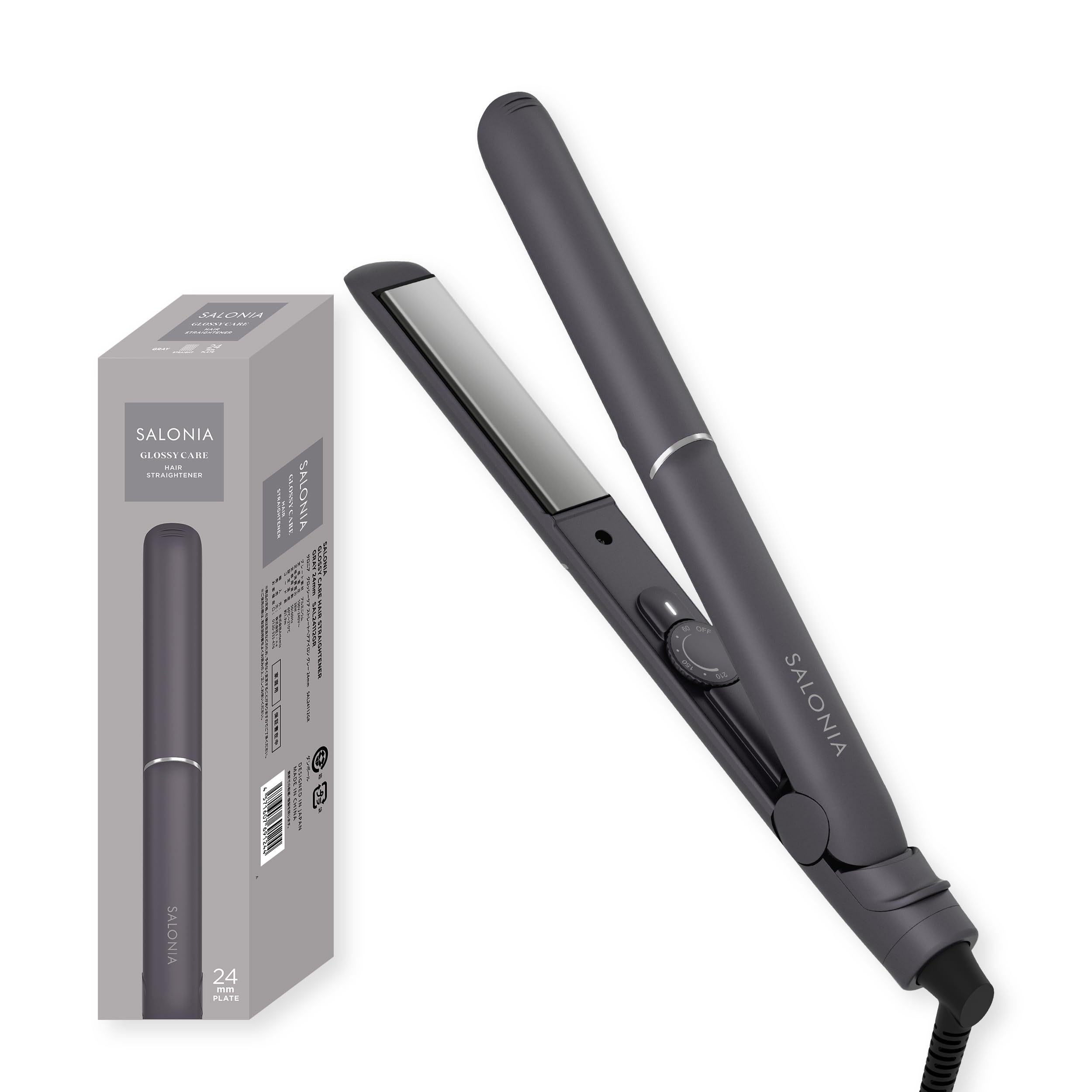Amazon.co.jp: SALONIA サロニア グロッシーケア ストレートアイロン