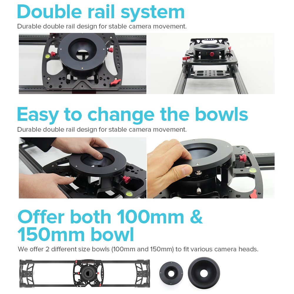 Amazon.com : Konova K Cine Slider 120cm (47.2 Inch) for Large