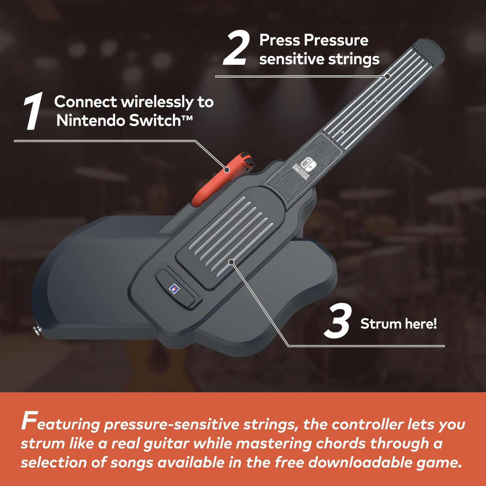 Amazon.com: HORI Guitar Life for Nintendo Switch - Guitar
