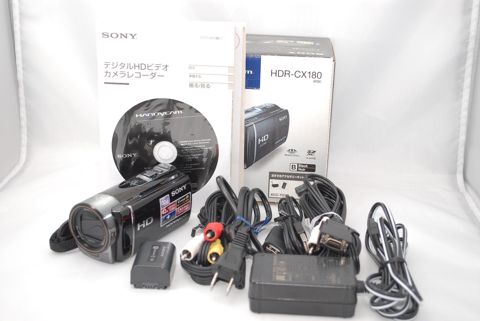 Amazon.co.jp: SONY デジタルHDビデオカメラレコーダー CX180 ブラック