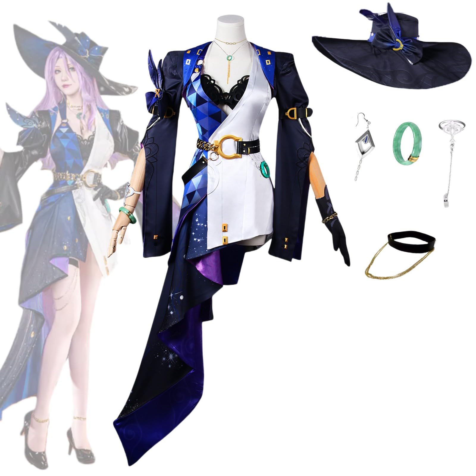 Amazon.co.jp: 崩壊スターレイル ジェイド Jade コスプレ衣装セット 高