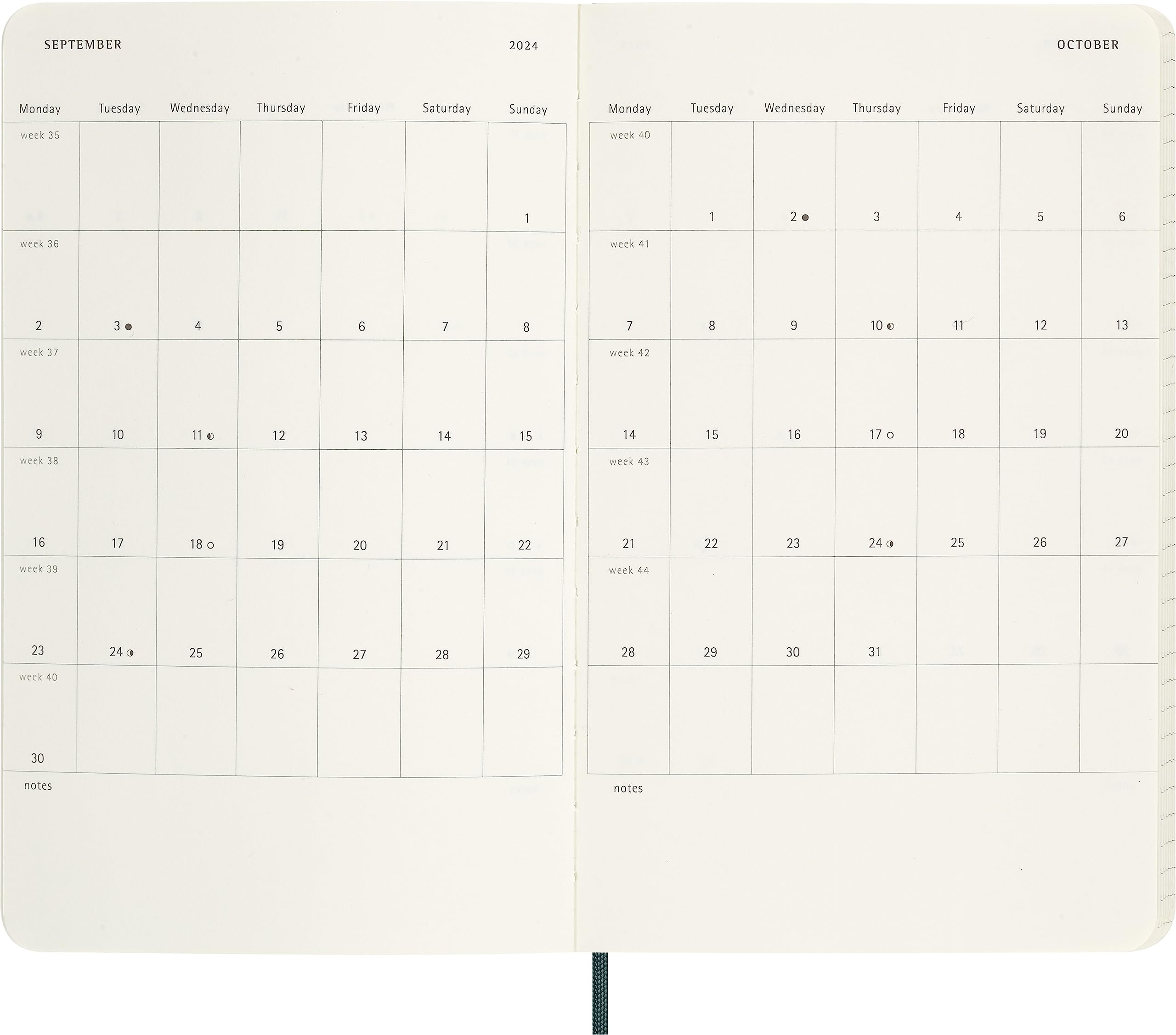 Amazon.com: Moleskine 2024 Precious and Ethical Weekly Planner Box