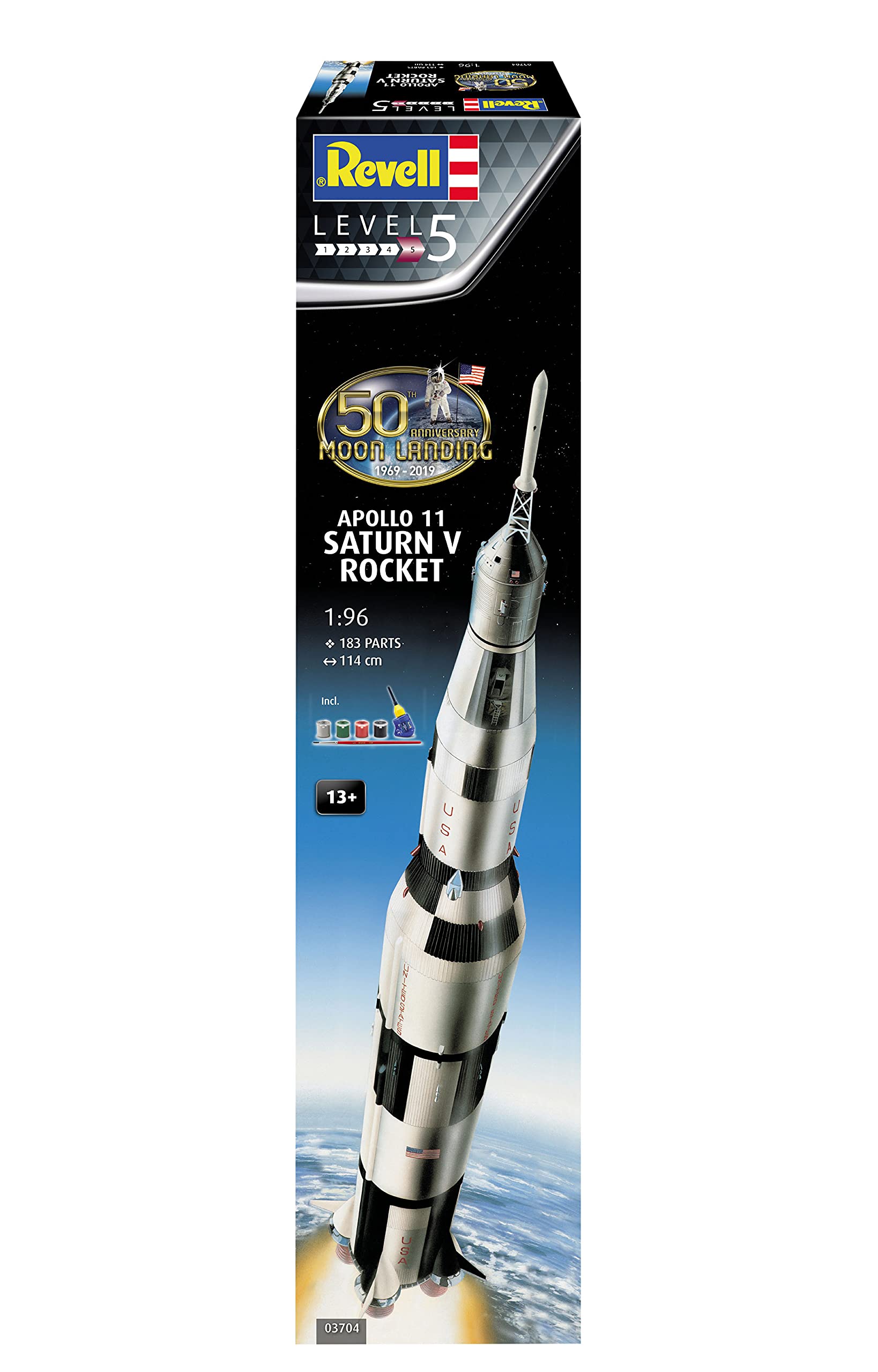 Amazon | ドイツレベル(Revell) 1/96 アポロ 11 サターンV ロケット