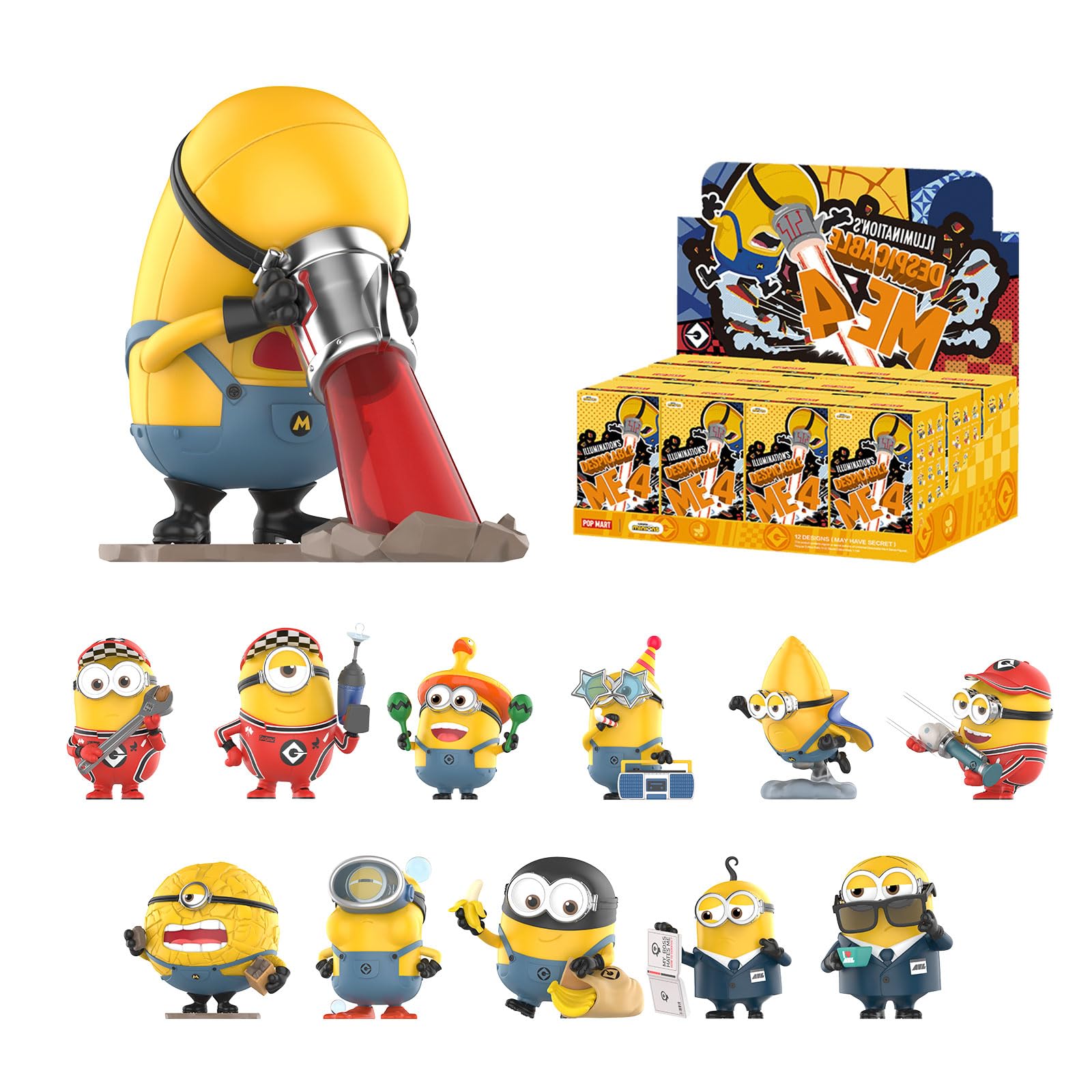 Amazon | POP MART(ポップマート) ユニバーサル 怪盗グルーの月泥棒 4