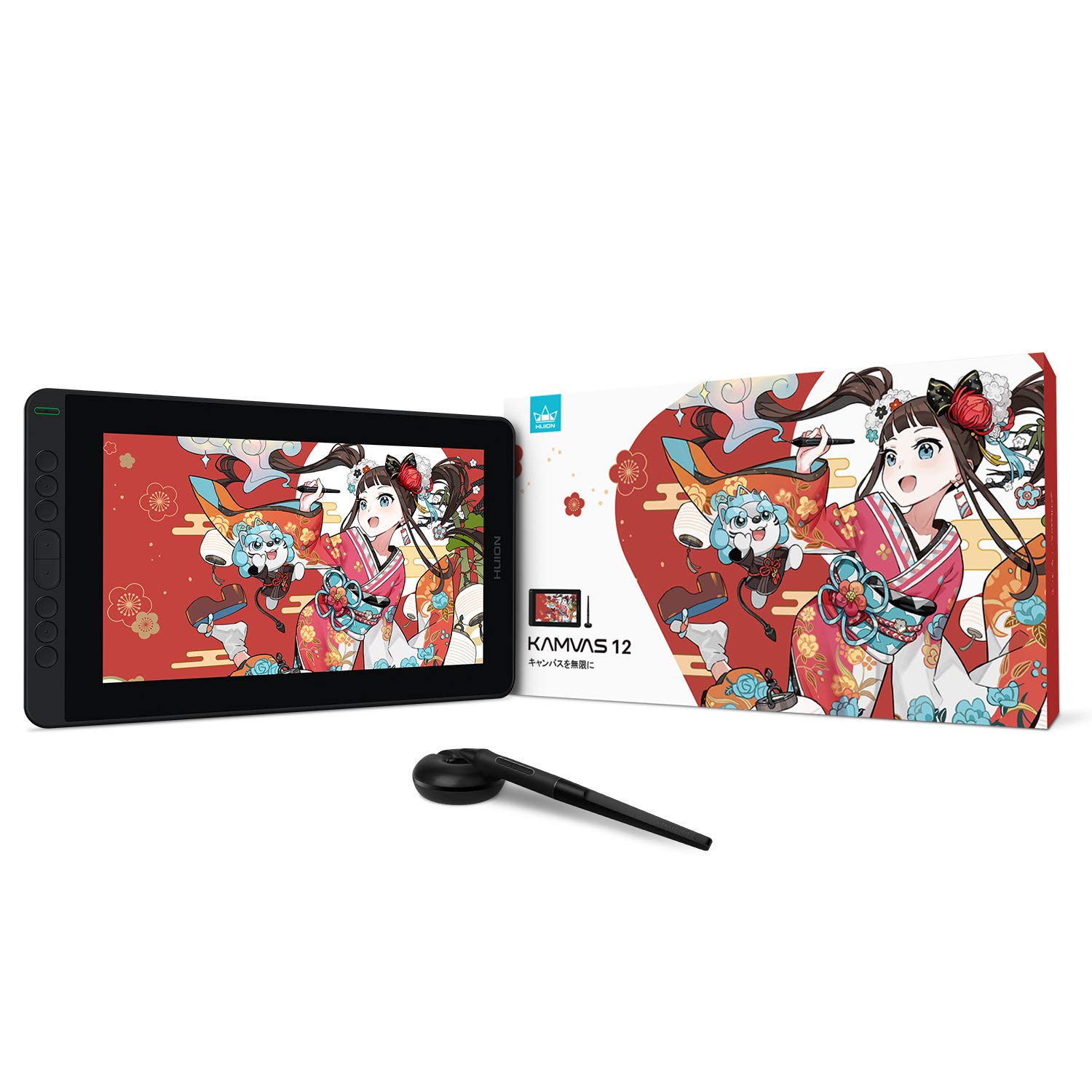 Amazon.co.jp: 【日本限定】 HUION 液タブ 液晶ペンタブレット Kamvas