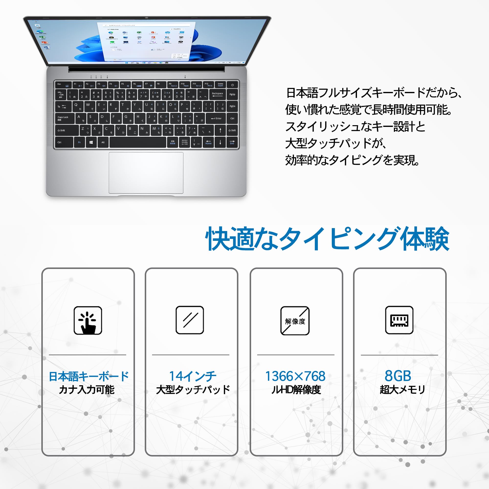 Amazon.co.jp: VETESA ノートパソコン 薄型 軽量 office搭載 Windows11
