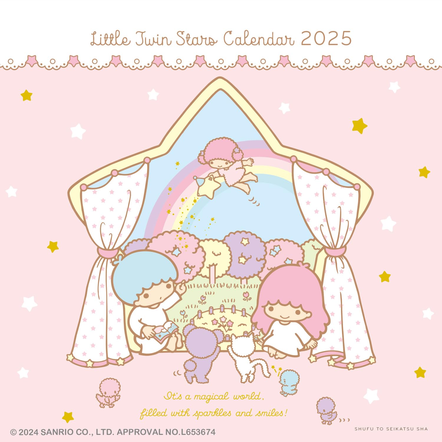 Little Twin Stars 卓上カレンダーsanrio（サンリオ） リトルツイン