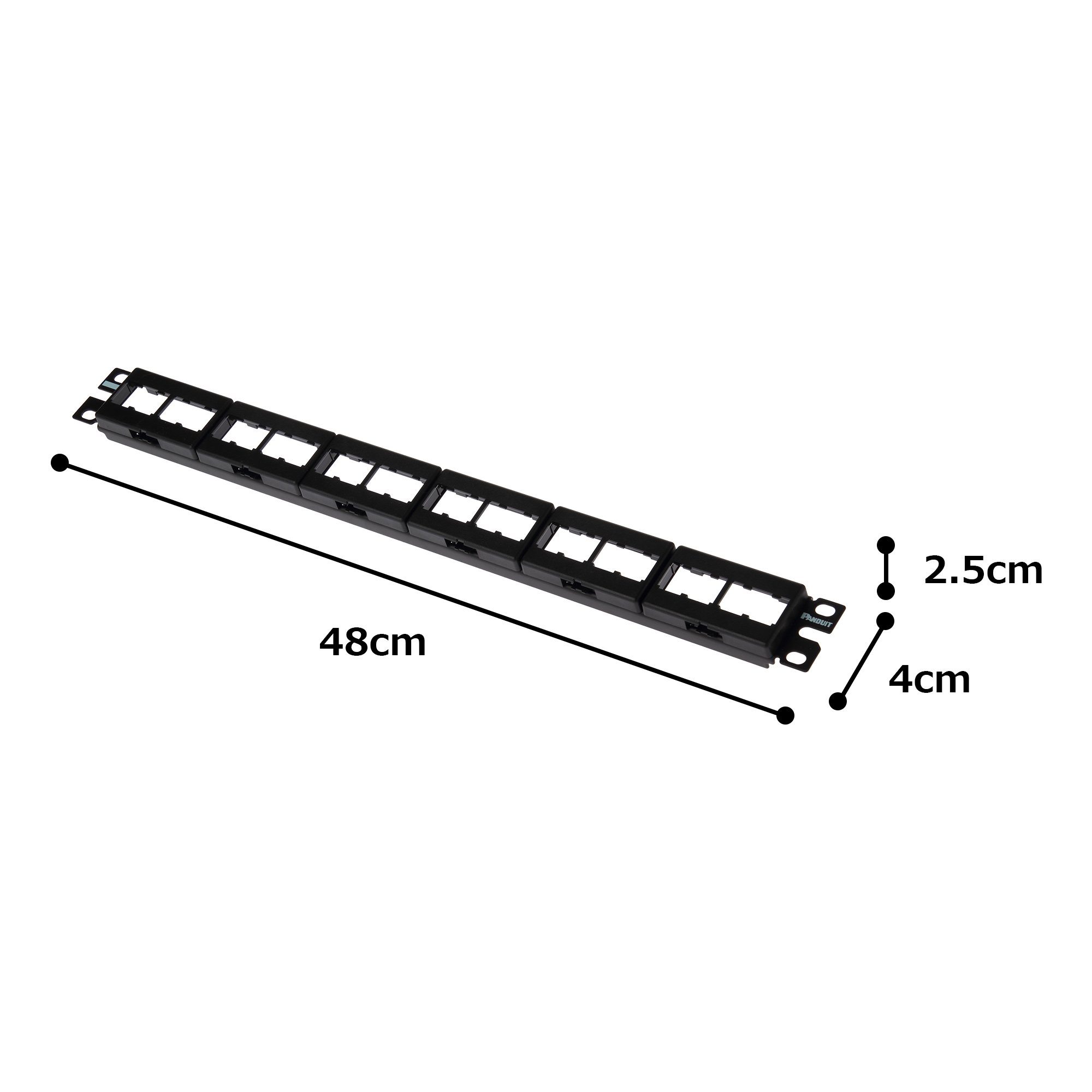 Amazon.co.jp: パンドウイット Cat5eモジュラーパッチパネルキット 24