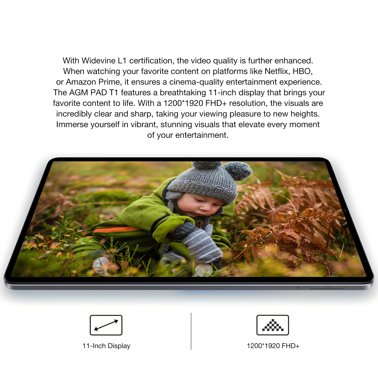 Amazon.com : AGM PAD T1 11-Inch Android 14 Tablet, 1920*1200 FHD+
