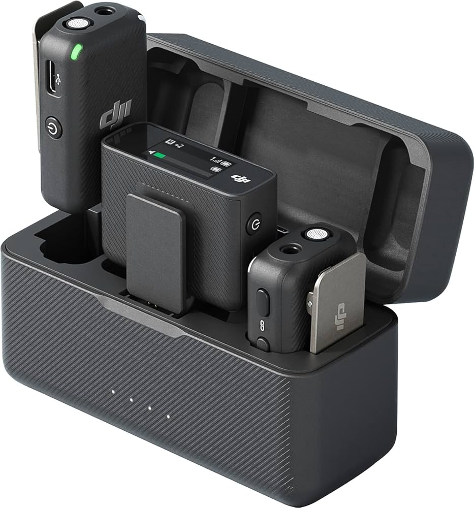 Amazon.co.jp: DJI Mic(トランスミッター×2 + レシーバー×1 + 充電
