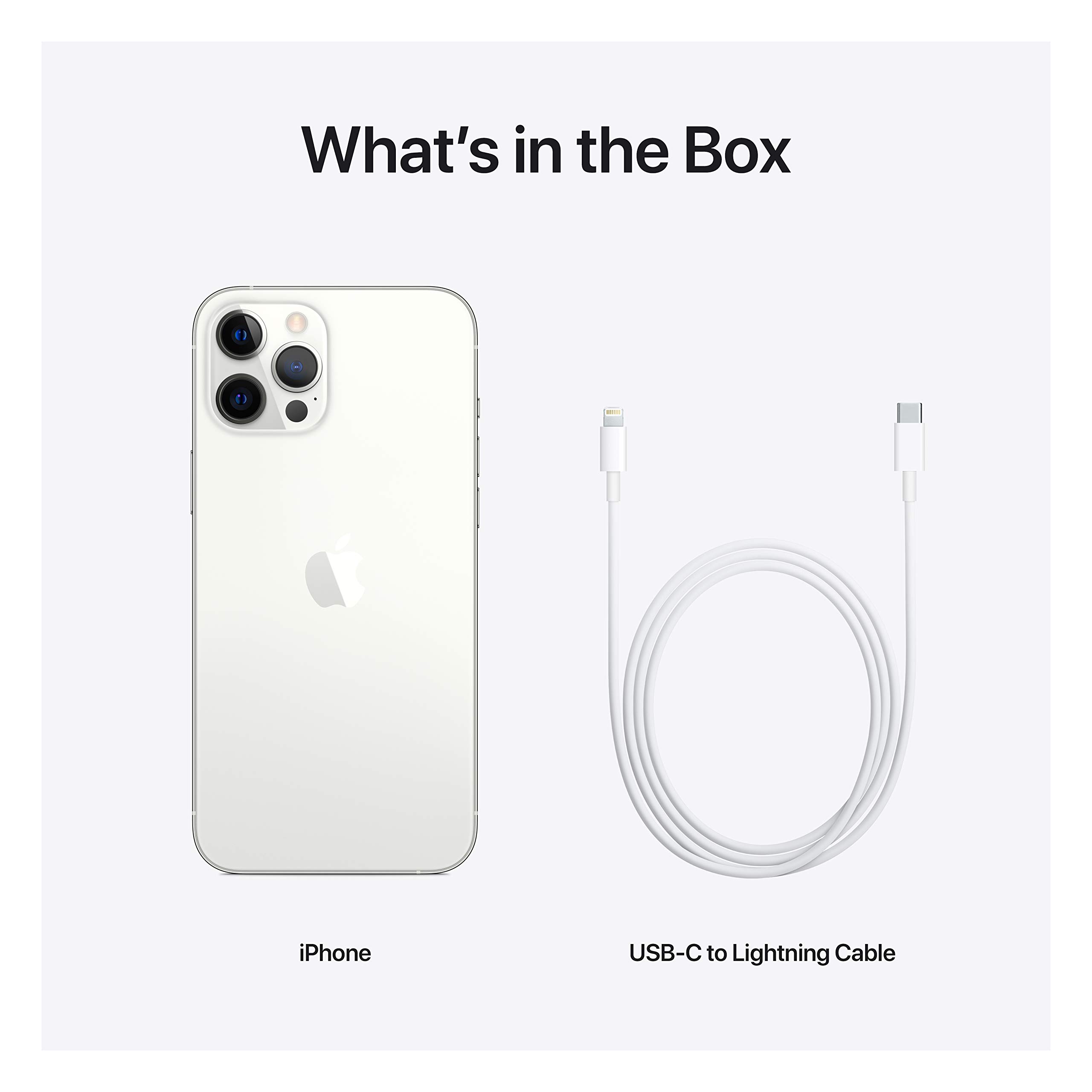 Amazon.com: Apple iPhone 12 Pro Max (512GB, Silver) [Locked] +