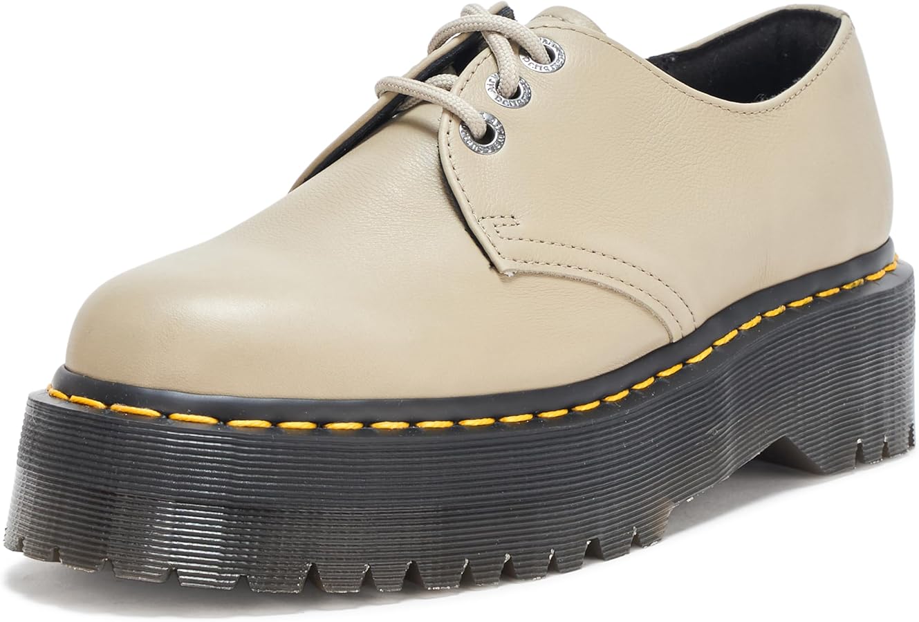 Amazon.com | Dr. Martens Unisex 1461 Quad II Pisa Leather Platform