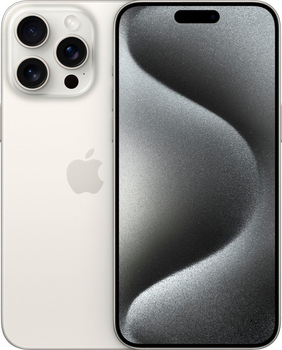 Amazon.com: Apple iPhone 15 Pro, 128GB, White Titanium - Boost
