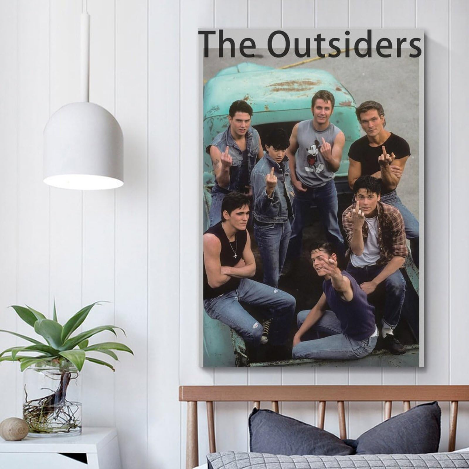 Amazon.com: The Outsiders Poster Vintage Movie Posters Canvas Art