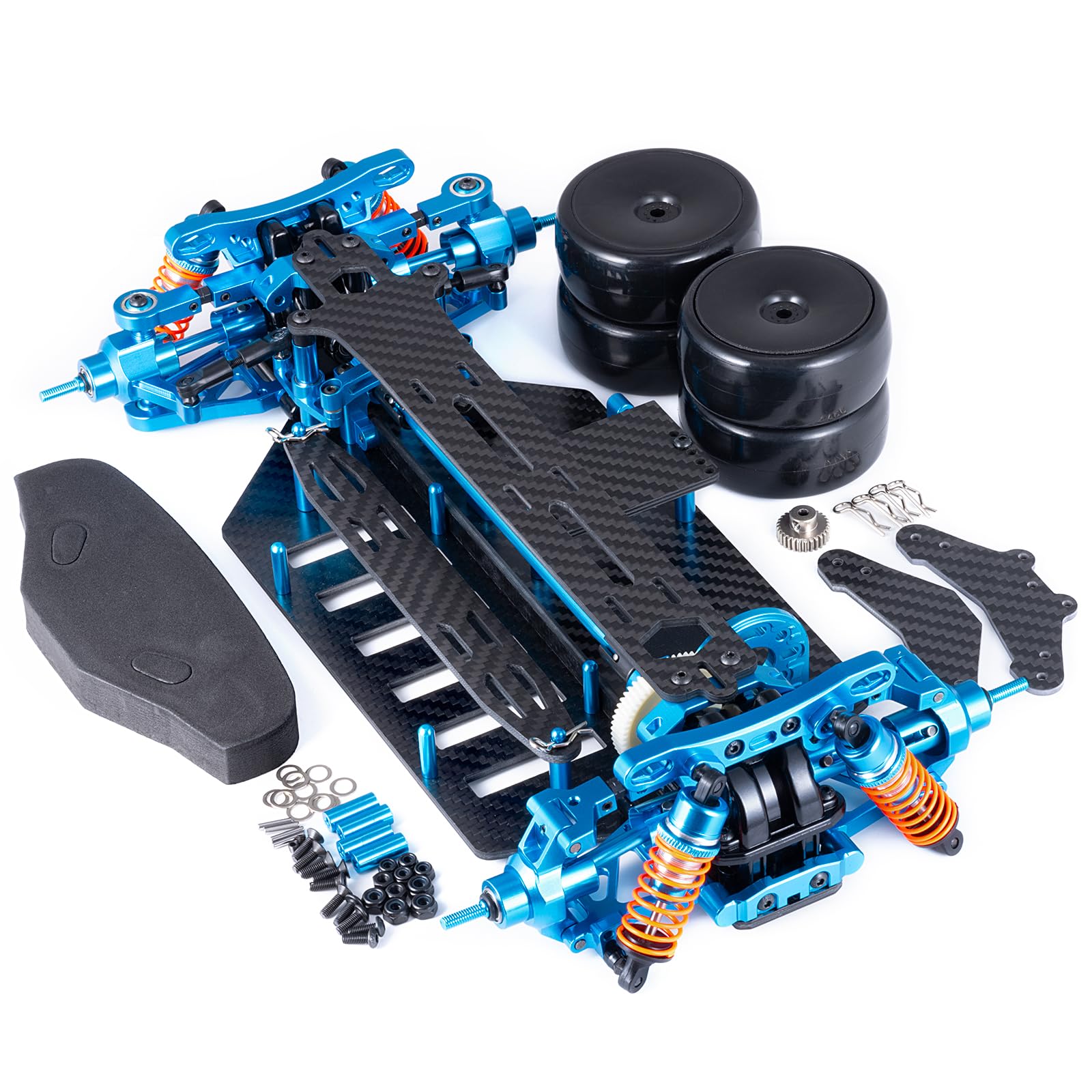 Amazon | TRZX 合金とカーボン RC シャーシ シャフト ドライブ
