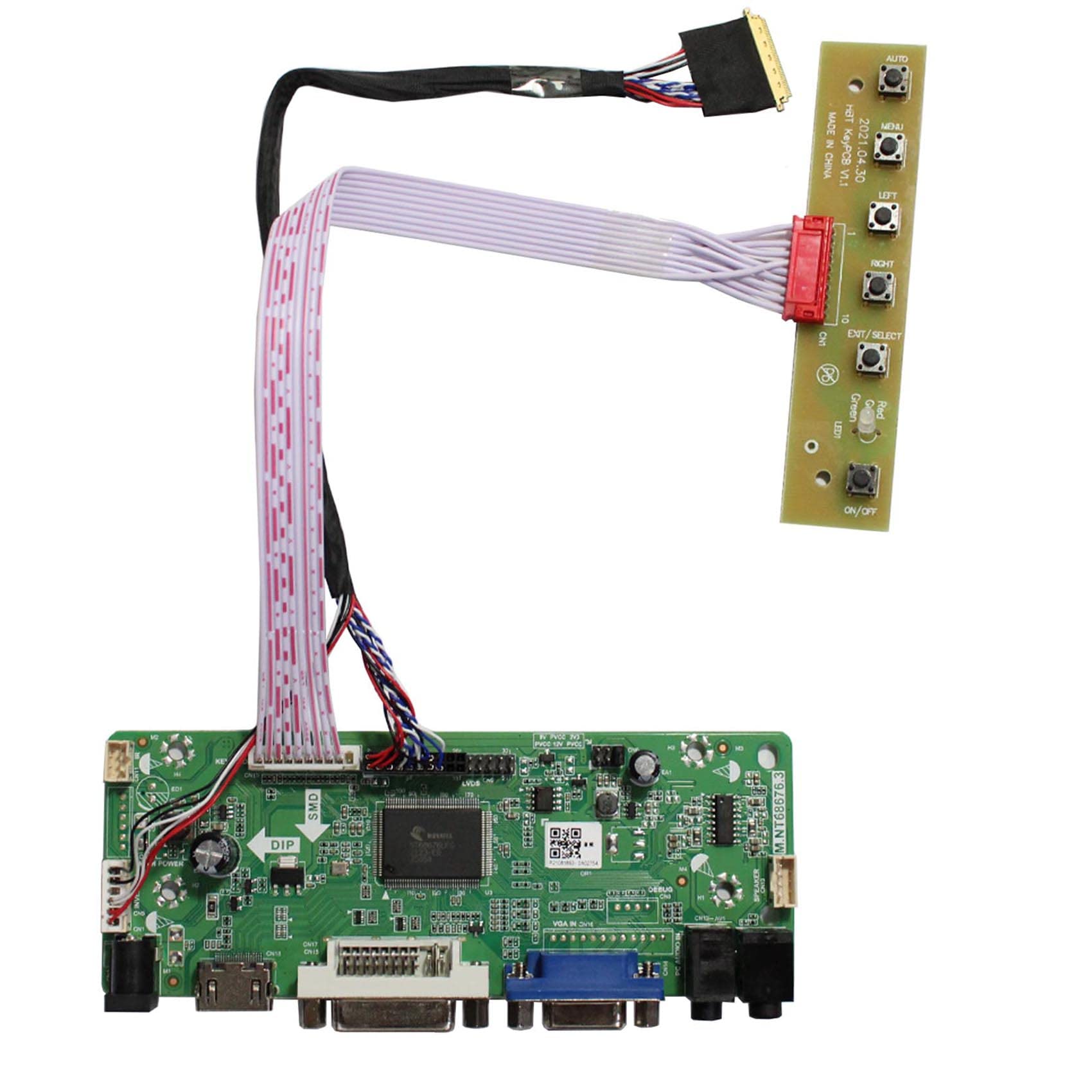 Amazon.com: VSDISPLAY VGA DVI LVDs Controller Board 40Pin for 15.6