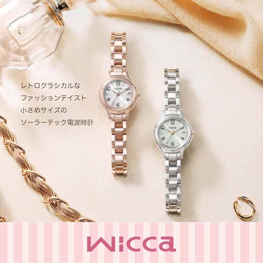 Amazon.co.jp: [CITIZEN] 腕時計 ウィッカ wicca ソーラーテック電波