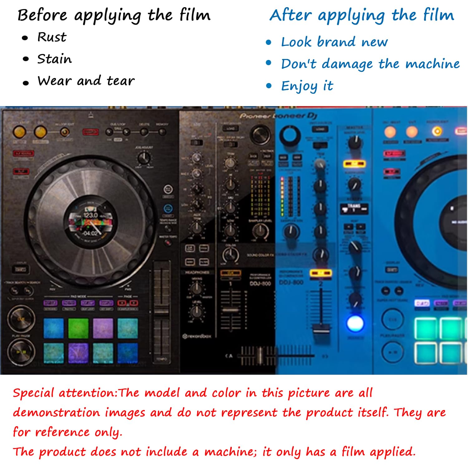 Amazon.com: Protective Cover Skin for Pioneer DJ XDJ-XZ Film