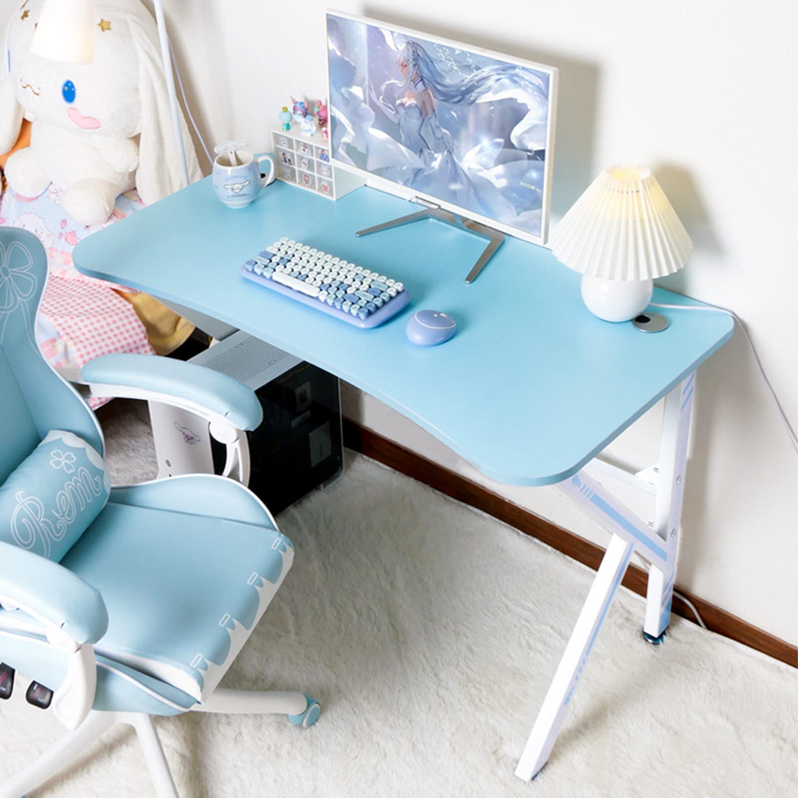 Amazon.co.jp: JYYYBD ゲーミングデスク K字脚 幅120CM PCデスク
