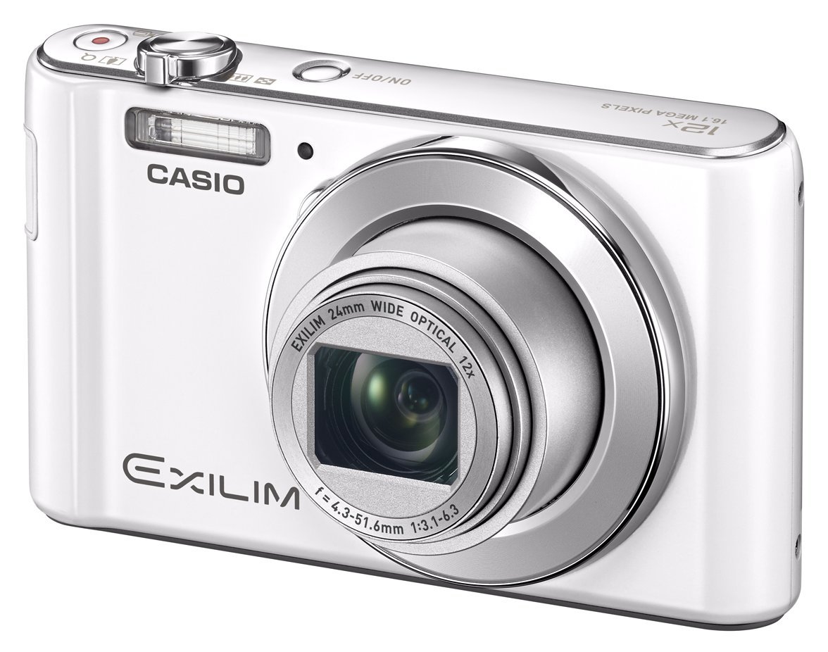 Amazon | CASIO デジタルカメラ EXILIM EX-ZS240WE 手ブレに強い光学12