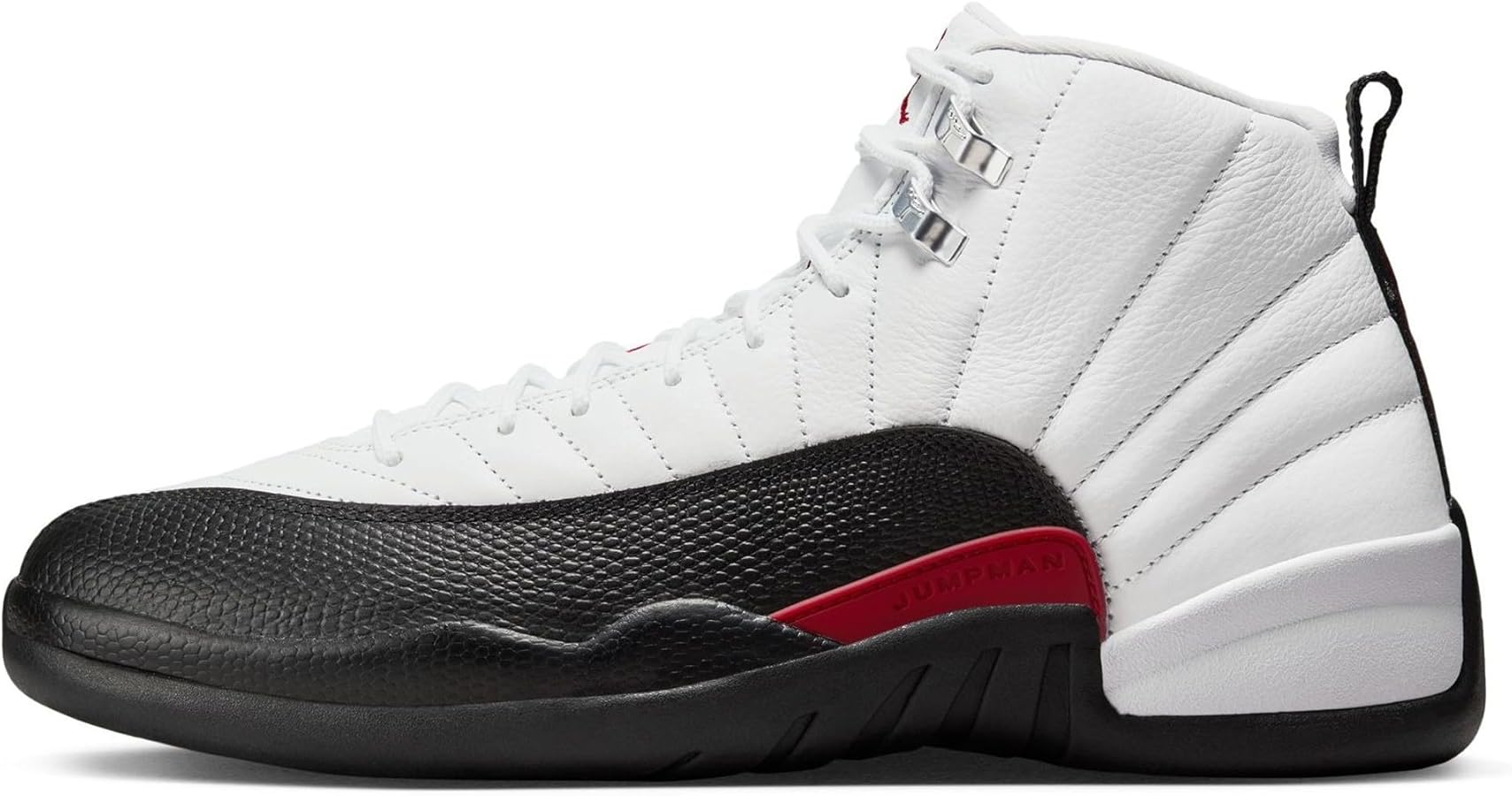 Amazon.com | Jordan Men's 12 Retro Taxi Flip White/Gym Red-Black