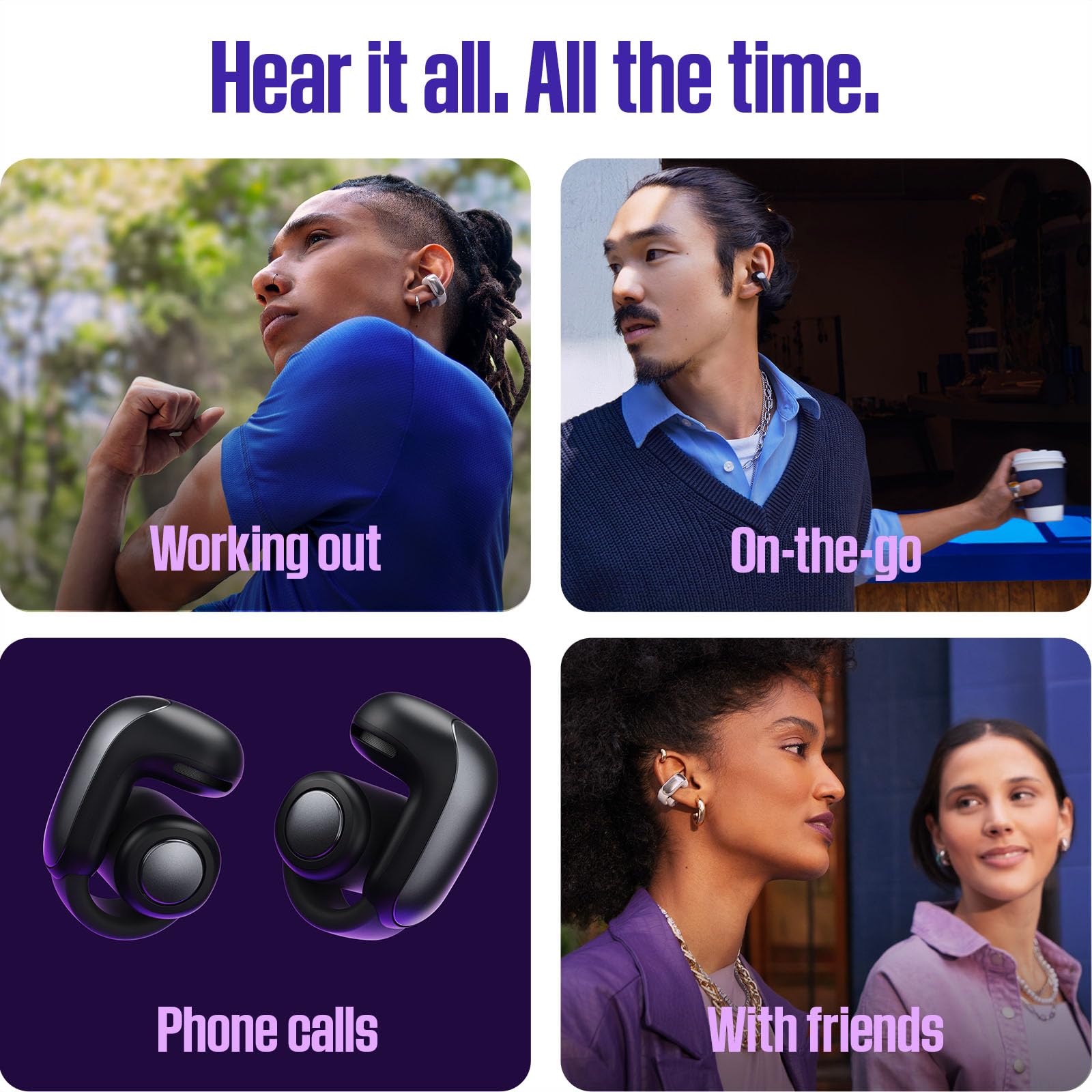Amazon.com: Bose Ultra Open Earbuds - Bluetooth Open Ear Earbuds
