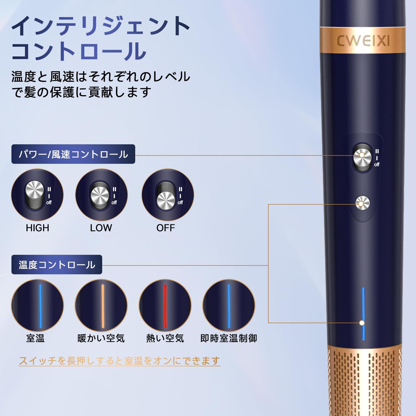 Amazon | 【6IN1 大風量 110000 RPM 新色】マルチスタイラー コテ ヘア