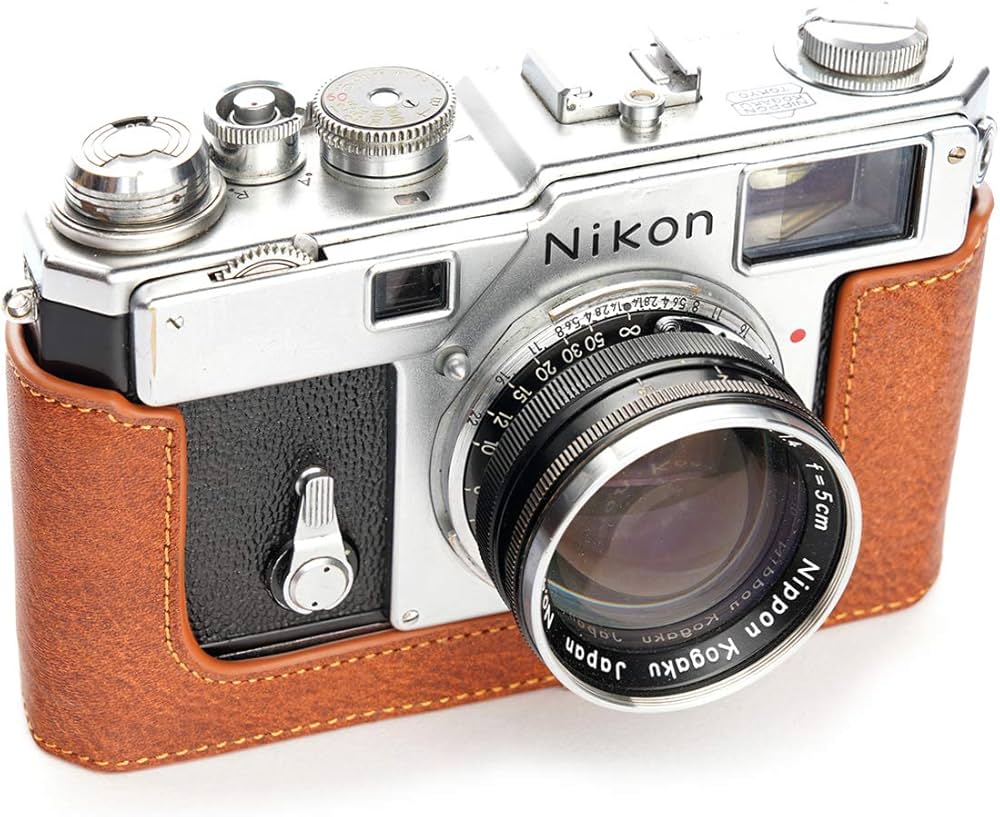 Amazon | BolinUS Nikon S2 フィルム カメラケース ハンドメイド 本革