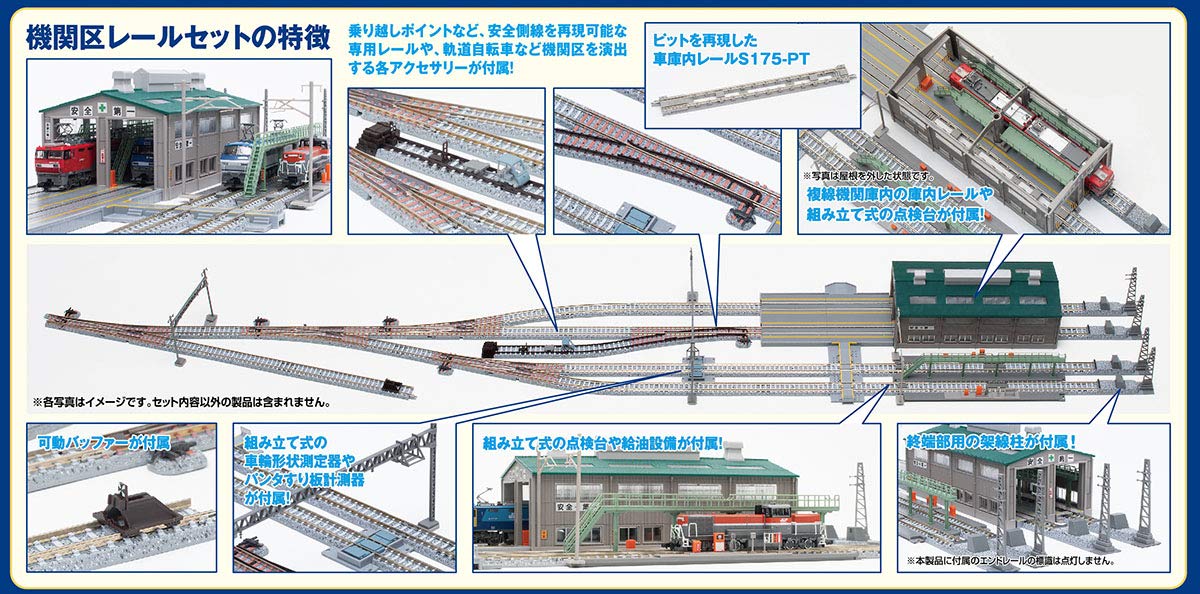 Amazon | トミーテック TOMIX Nゲージ 機関区レールセット 91036 鉄道