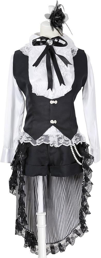 Amazon.co.jp: 黒執事 シエル・ファントムハイヴ 風 コスプレ 衣装