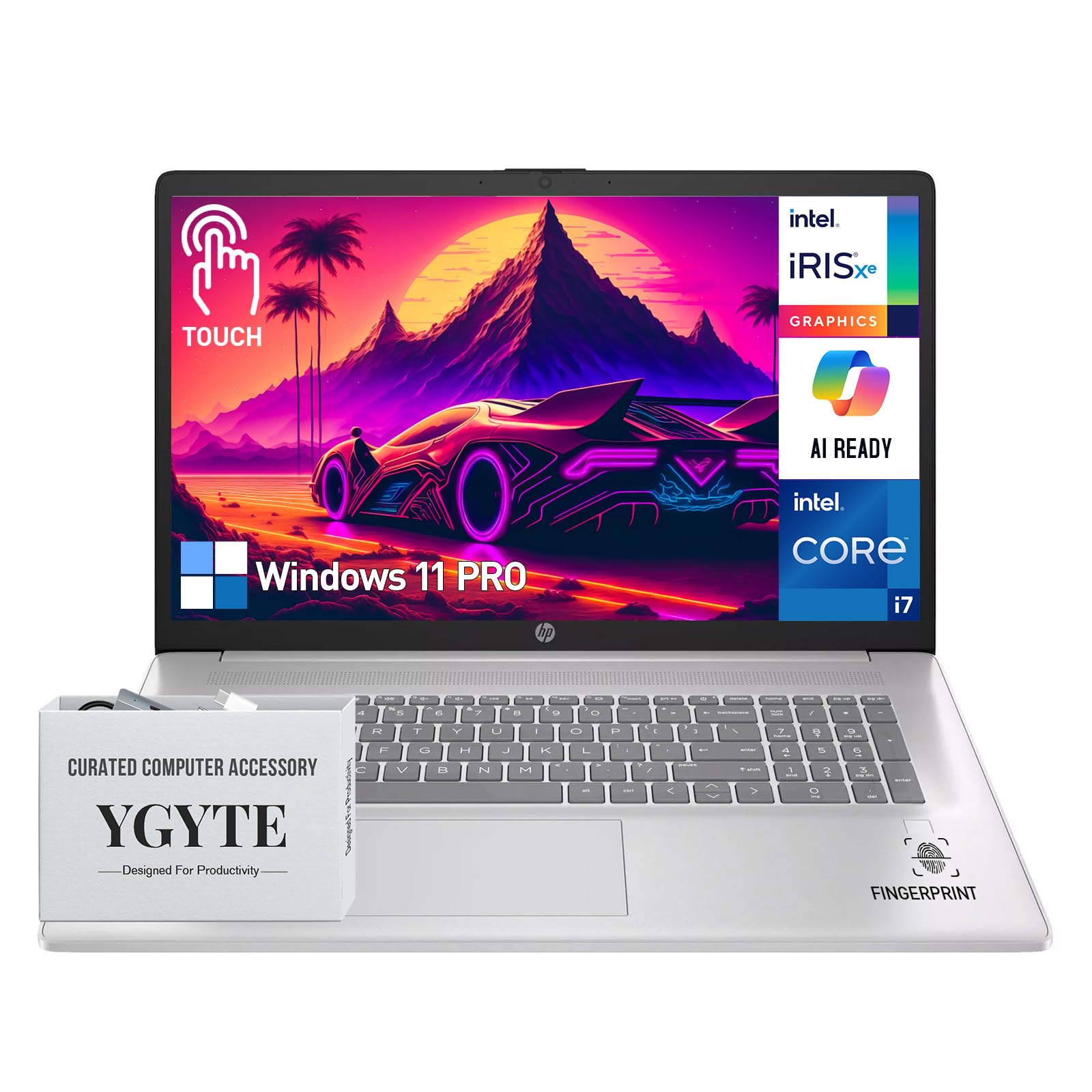 Amazon.com: HP 17 Inch Laptop Touchscreen Computer, 17.3