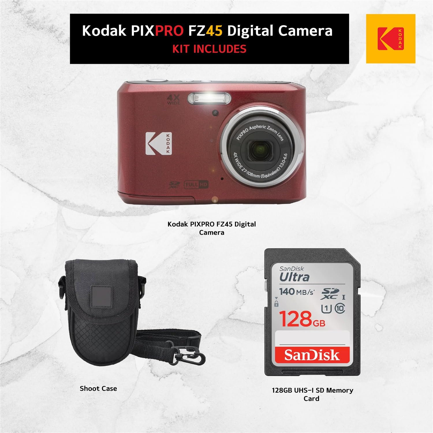 Amazon Canada: Kodak PIXPRO FZ45 Digital Camera + Point & Shoot