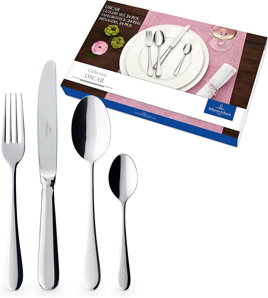 Amazon | Villeroy & Boch – オスカー カトラリーセット 24ピース 6人