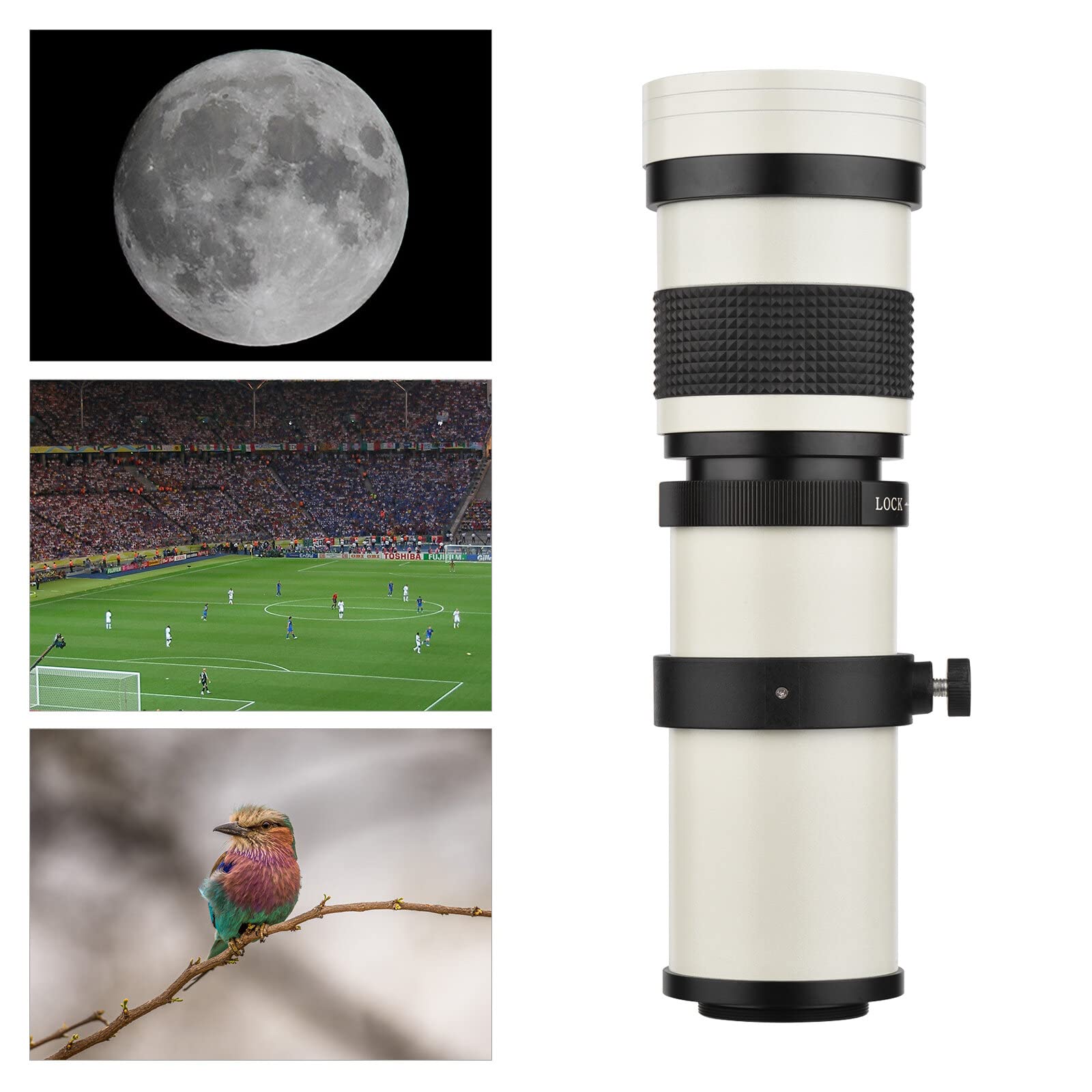 Amazon | カメラ MF 超望遠ズームレンズ F/8.3-16 420-800mm T2