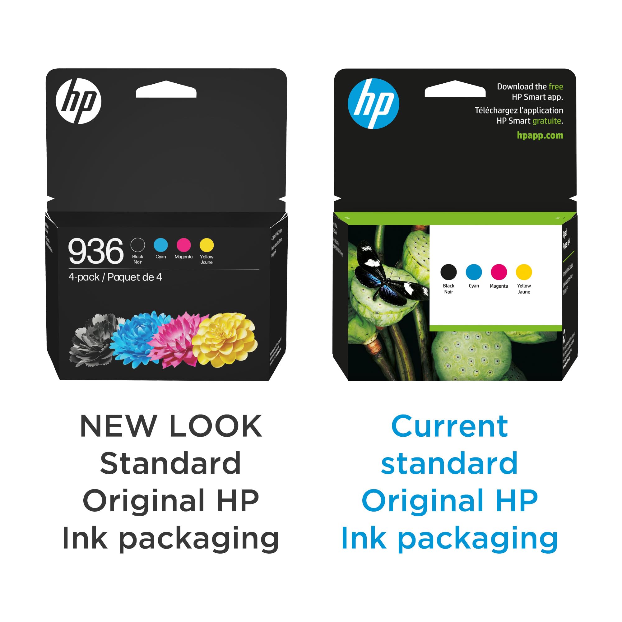 Amazon.co.jp: HP 936 ブラック、シアン、マゼンタ、イエローインク