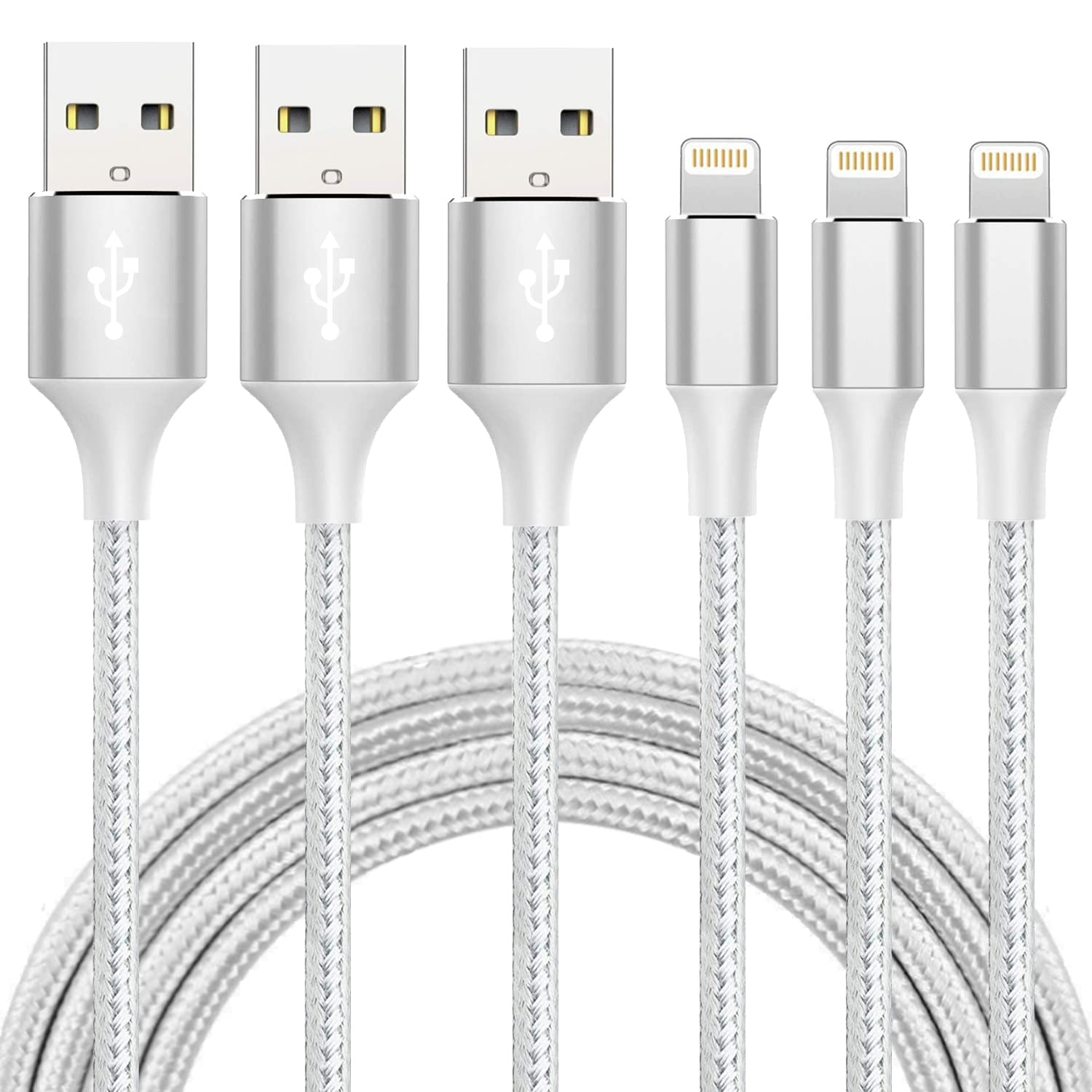 Amazon.co.jp: iphone 充電 ケーブル【MFi認証】ライトニング 2M 3本