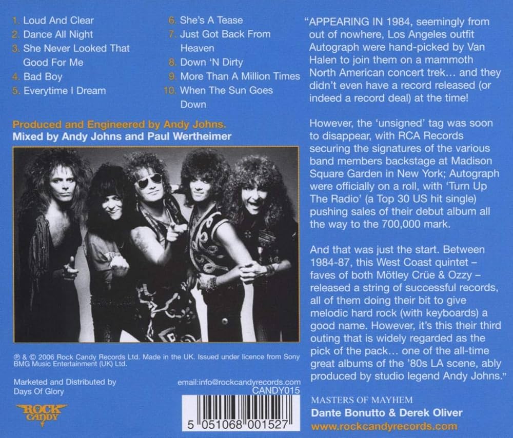 AUTOGRAPH - Loud and Clear - Amazon.com Music