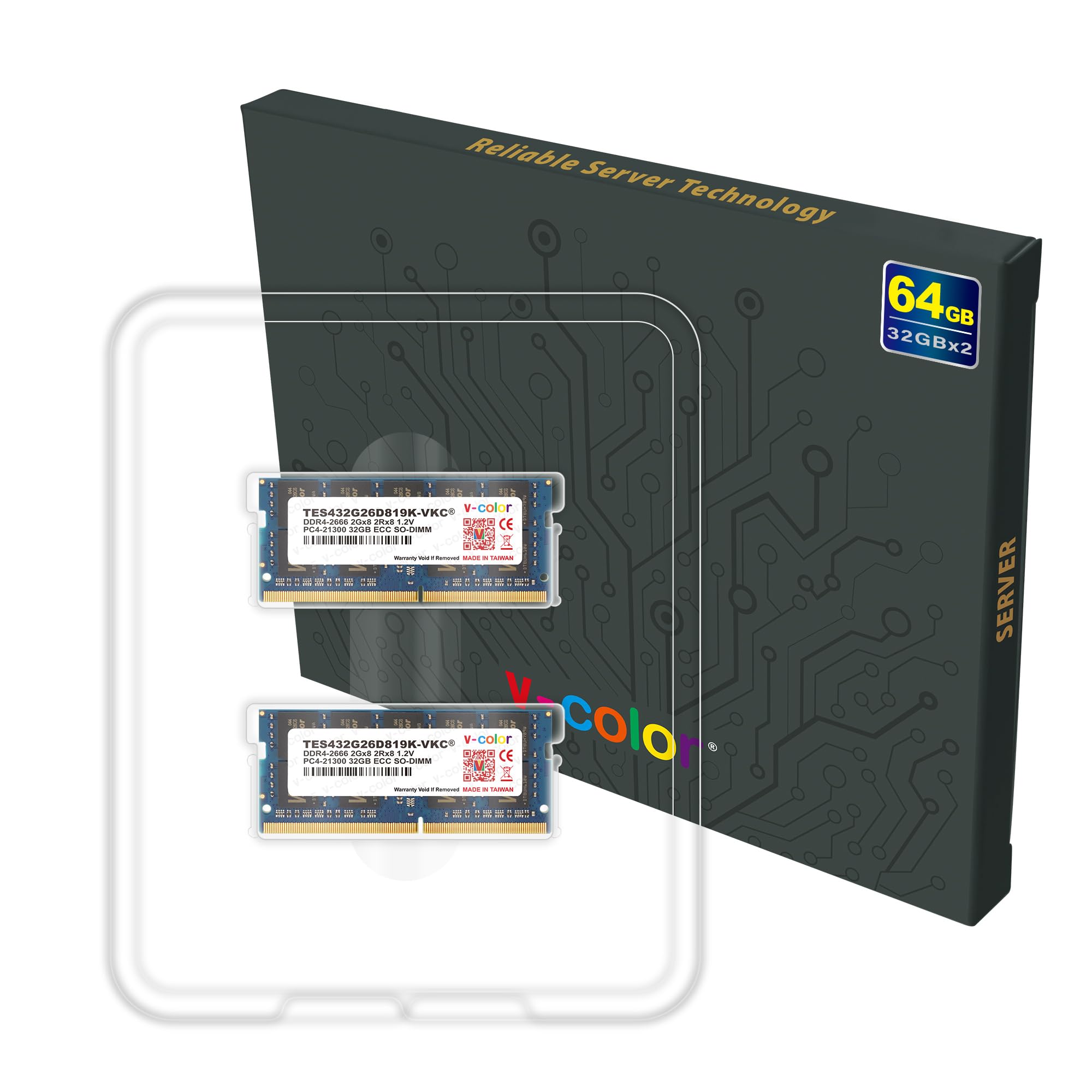 メモリー V-color DDR4 2666MHz 64GB SO-DIMM Amazon | v-color Hynix