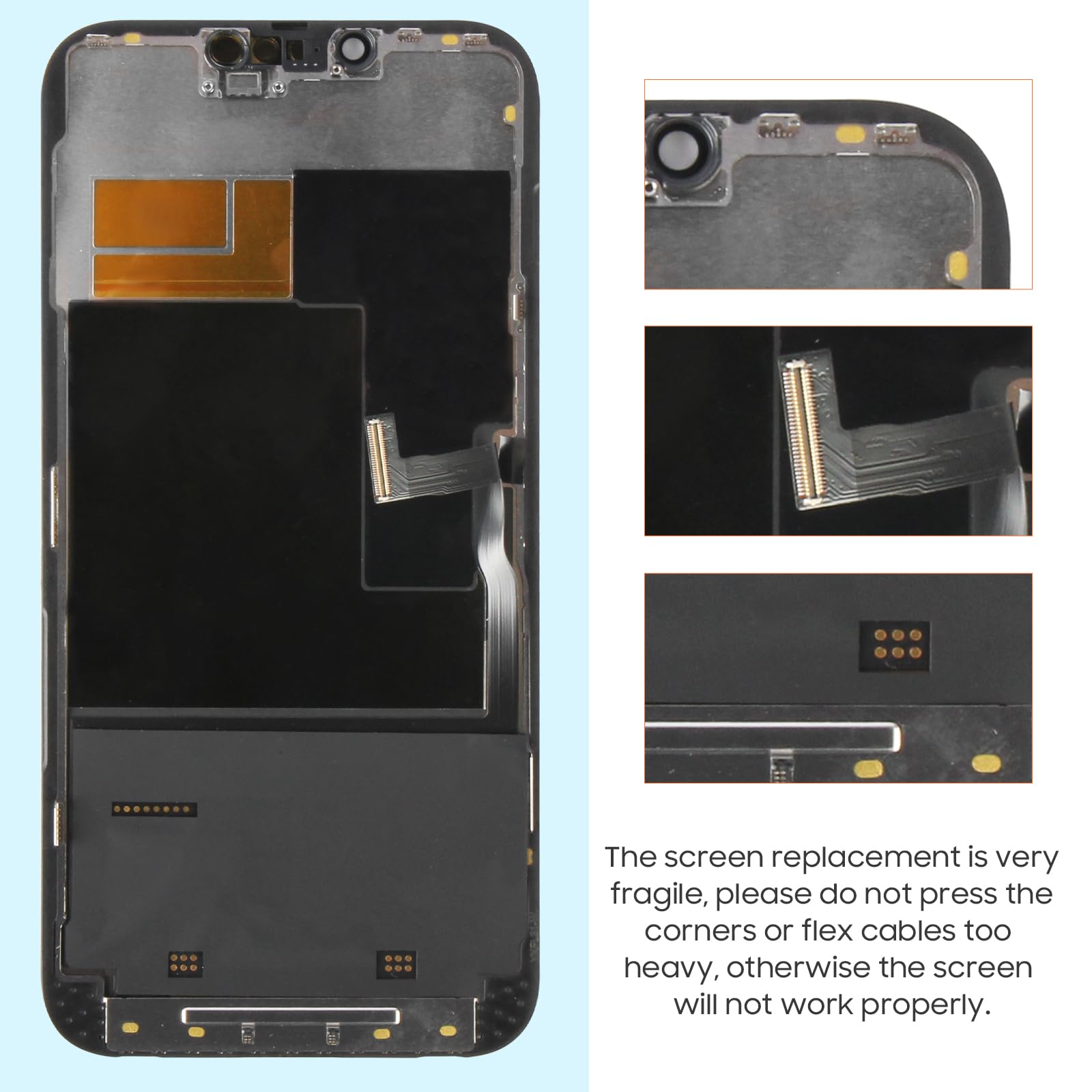 Amazon.co.jp: ARSSLY iPhone 13 Pro Max LCDディスプレイ用スクリーン