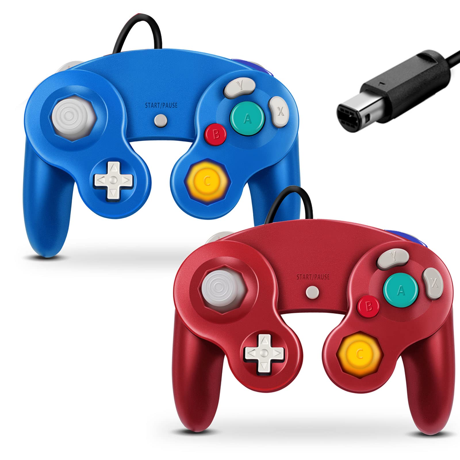 Amazon | FIOTOK ゲームキューブコントローラー、Wii Nintendo
