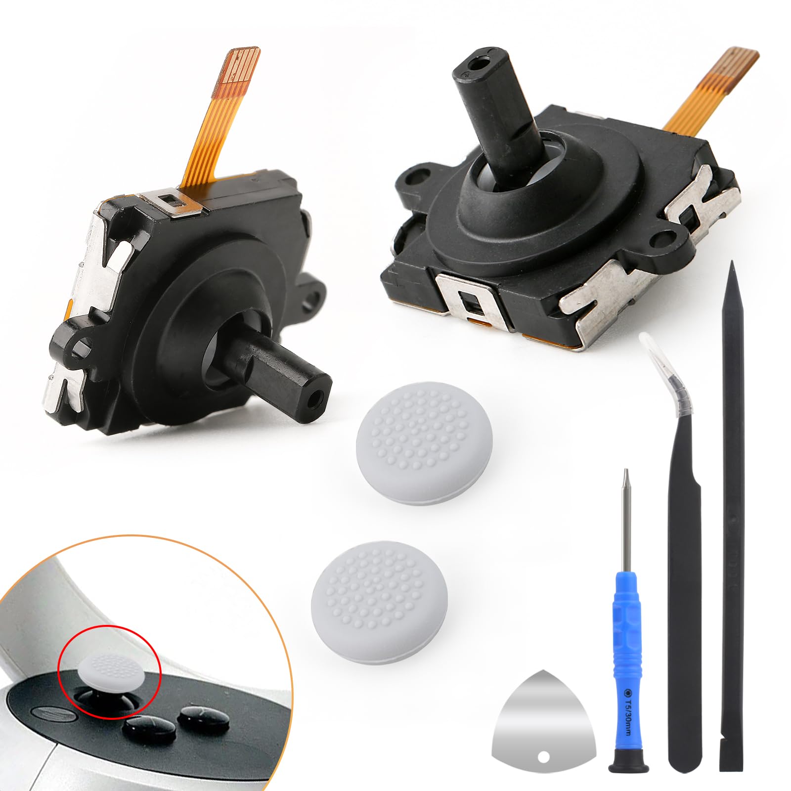 Amazon.com: 2Pack Joysticks Replacement for Oculus Quest 2