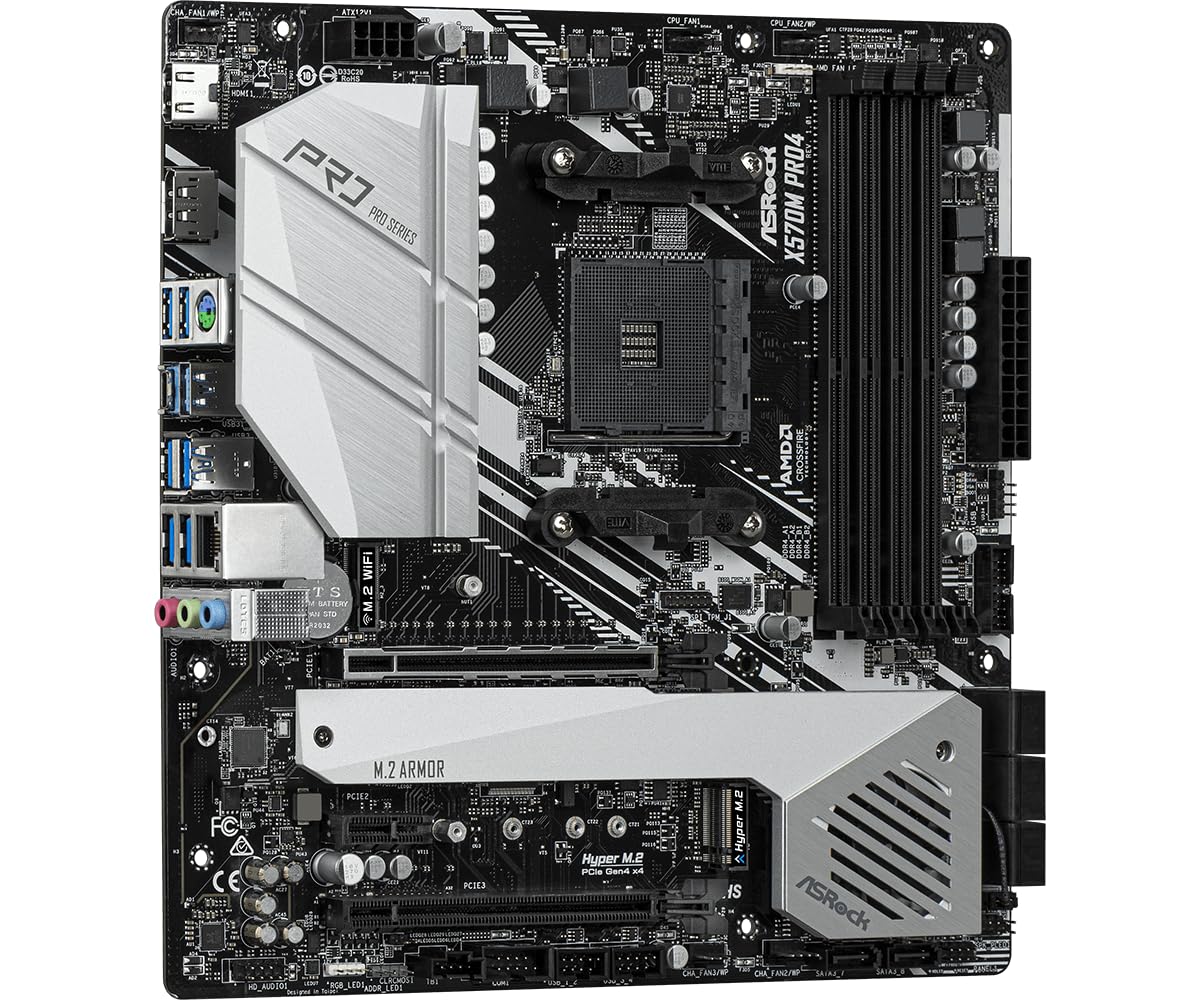 Amazon | ASRock マザーボード X570 M Pro4 AMD Ryzen 5000 シリーズ