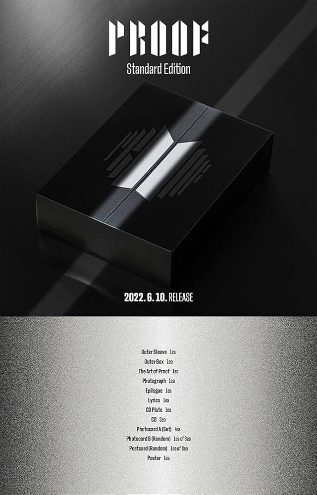 BTS - BTS - PROOF ANTHOLOGY ALBUM ( STANDARD EDITION Ver.+1ea