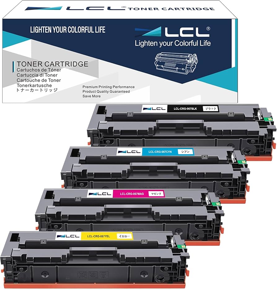 Amazon.co.jp: LCL CANON用 キャノン用 CRG-067 (4色セット) 互換