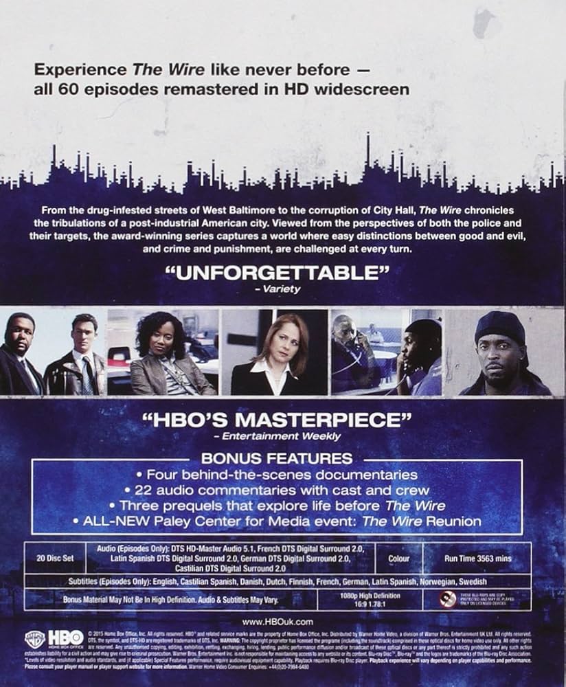 Amazon.co.jp | The Wire Complete Boxset [Blu-ray] DVD・ブルーレイ