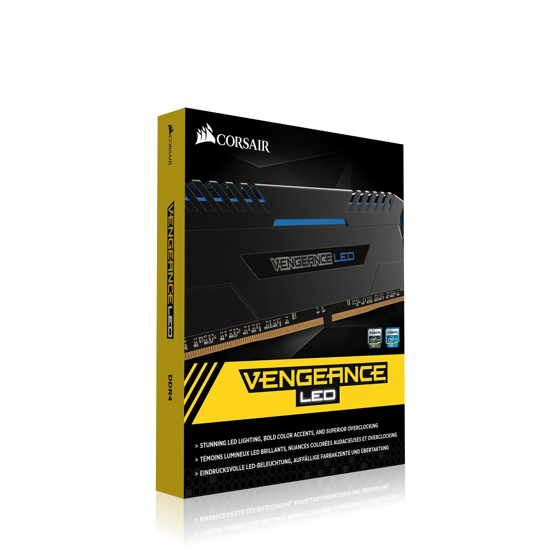 Amazon | CORSAIR Vengeance Blue LED DDR4 3000Mhz 32GB (8GBx4